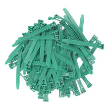 Bagues de patte numérotées de 1 à 100, taille unique, PP, 140 g, vert
