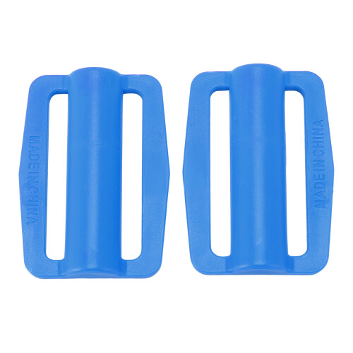 Set di 2 pesi subacquei in plastica e acciaio blu 1