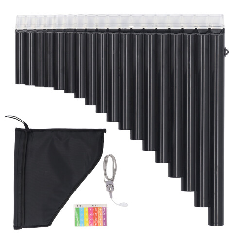 Flauto di Pan a 18 canne in Do, ABS Oxford, con custodia 2