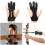 1PC Archery Gloves Shooting Hunting Leather Three Finger Protector Archery Protective Gear Accessories 4