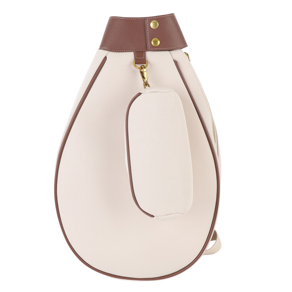 Tennis Sling Bag Large Capacity Water Resistant Stylish Professional Tennis Backpack for Badminton Racket Beige-image-OPC-PHVZXGC-NEW