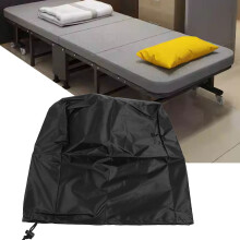 Rollaway Bed Cover 210D Oxford Cloth Water Resistant Dust Proof Portable Folding Bed Storage Cover Protector for Indoor Outdoor M