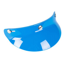 3 Druckknopf-Visier für Open-Face-Motorradhelm, winddichter Linsen-Schutz