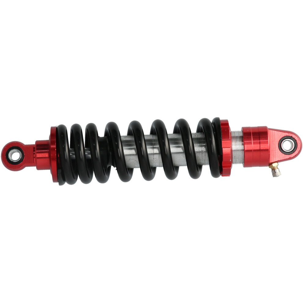 11.4in Universal Shock Absorber Rear Suspension Adjustable Damping for Motorbike ATV Go Karts Black Red