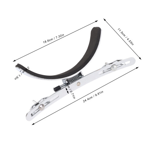 Éponge pour support de jambe de tambour de marche en acier inoxydable 1