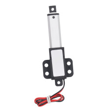 Mini vérin linéaire 24 V 50 mm de course 20 N en aluminium