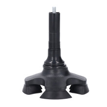 Punta per bastone da 4 piedi ABS alluminio 19 mm/0,75 in filettatura