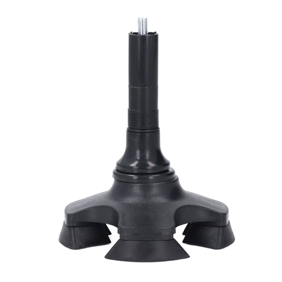 Cane Tip with 4 Support Foot ABS Aluminum Alloy Shock Absorption Self Standing Walking Cane Base Leg Attachment for Walking Stick