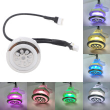 RGB Bathtub Spa Air Nozzle Air Jet Replacement 44mm 12V Bubble Nozzle for Spa Hot Spring Swimming Pool Bathtub