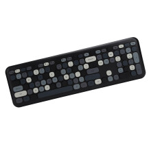Ensemble clavier et souris 2,4 GHz, 110 touches, gris-noir