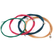 Cordes de guitare à embout boule pour 4 cordes, colorées et légères.