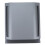 Cache-vent mural en acier inoxydable 100 mm gris 8