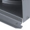 Cache-vent mural en acier inoxydable 100 mm gris 7