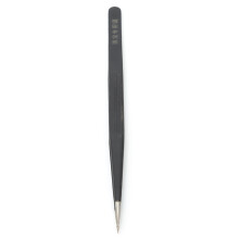 Pince de réparation de montres en alliage noir 16,5 cm