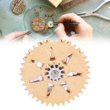 Pièce de montre automatique roue inverseuse en alliage doré