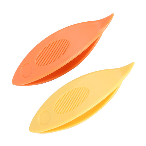 2 navette per merletto - plastica, arancione/giallo 2
