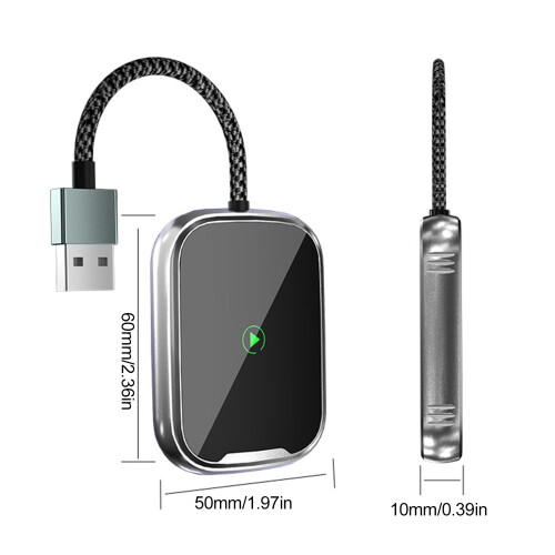 JT308C 64MB 6*5*1cm Nero Adattatore wireless per auto 1