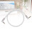 Câble audio 3,5 mm 1,5 m 90 angle droit nylon 14