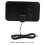 Antenna interna, guadagno di 25 dB, cavo da 3 m, griglia nera 5