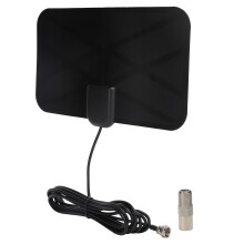 Antenna interna, guadagno di 25 dB, cavo da 3 m, griglia nera