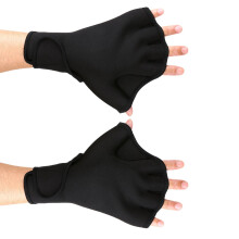 Gants d'entraînement en néoprène à doigts palmés M/L noir