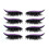 4 paires réutilisables d’eyeliner/faux cils imperméables bleus 2