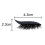 4 paires réutilisables d’eyeliner/faux cils imperméables bleus 6