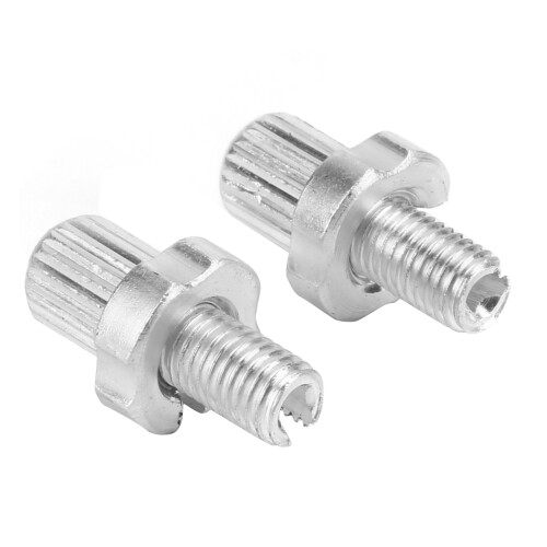 2 pièces de vis de réglage du levier de frein M7 - 7 mm argenté 1