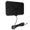Antenne HD intérieure à gain de 25 dB, câble de 3 m, noire 4