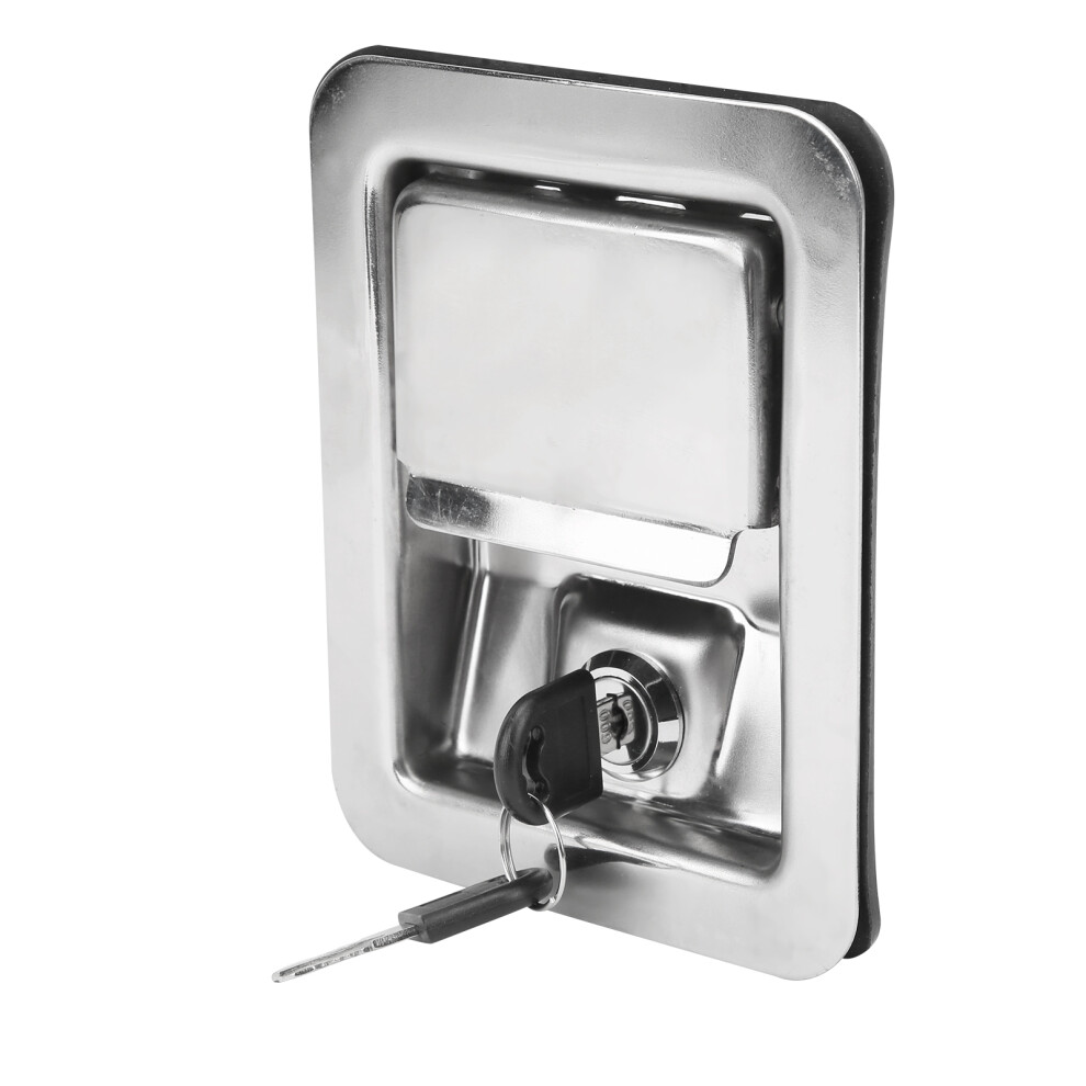 Paddle Latch 304 Stainless Steel Handle Lock Keys Kit For Unit Construction Machinery 7891322801931