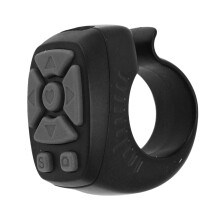 Fingertip Remote Control Ring Wireless Bluetooth Video Controller 7 Key for Tiktok Scrolling Black