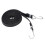 10 Stück schwarze robuste Gummiseile 2 cm, 2,5 m 14