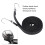 10 Stück schwarze robuste Gummiseile 2 cm, 2,5 m 5