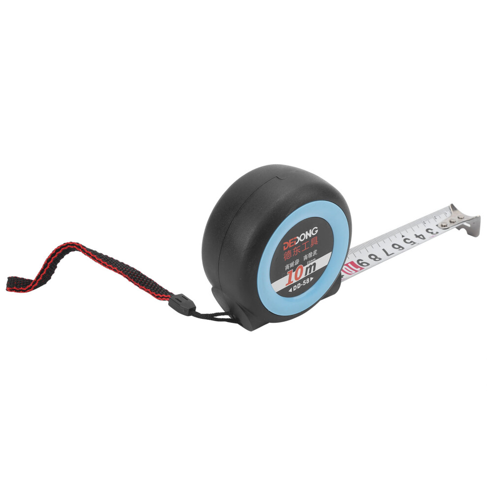 Tape Measure 32.8Ft Hard Retractable Locking Accurate Construction Carpentry 10Metres X 25Mm 7901322805119