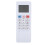 Télécommande pour climatiseur, ABS, taille standard, AAA2, noir 2