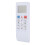 Télécommande pour climatiseur, ABS, taille standard, AAA2, noir 16