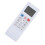 Télécommande pour climatiseur, ABS, taille standard, AAA2, noir 5
