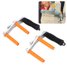 Porte-pinces de panneau 2 pièces, 115 kg, 53 mm inox
