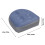 Sedia gonfiabile blu per spa 47x37x15 cm 2