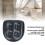 Cuscino gonfiabile per spa 47x37x15 cm PVC nero 4