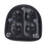 Cuscino gonfiabile per spa 47x37x15 cm PVC nero 12