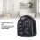 Cuscino gonfiabile per spa 47x37x15 cm PVC nero 5