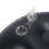 Cuscino gonfiabile per spa 47x37x15 cm PVC nero 11