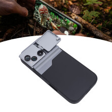 3 in 1 Phone Camera Lens with Case Aluminum TPU Optical Glass Macro Telephoto Fisheye Lens for 16 Pro Smartphone Accessories