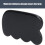 Planche gua sha en pierre noire portable outil d'acupuncture 6