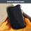 Planche gua sha en pierre noire portable outil d'acupuncture 9