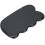 Planche gua sha en pierre noire portable outil d'acupuncture 13