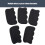 Planche gua sha en pierre noire portable outil d'acupuncture 4