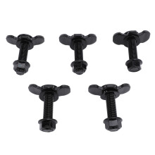 5 pezzi dadi filettati L-Track M10x45mm 1323 libbre nero