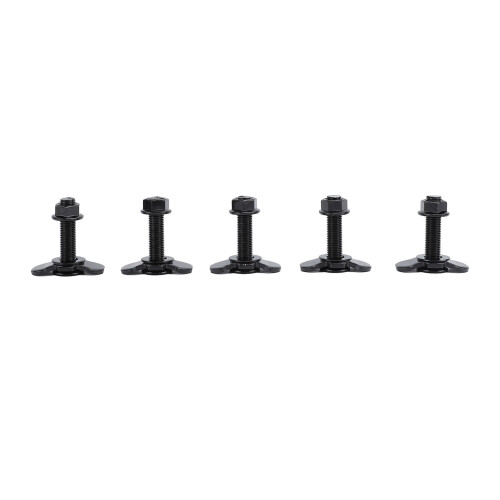 5 pezzi dadi filettati L-Track M10x45mm 1323 libbre nero 2